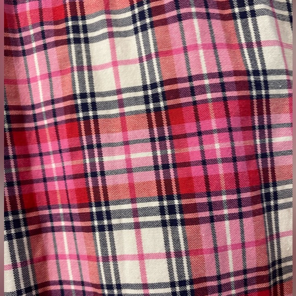 Vineyard Vines Pink Plaid Pullover Half Button Up Shirt Size 8 - Picture 15 of 16